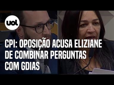 CPI do 8/1: Oposição acusa Eliziane Gama de combinar perguntas com GDias por meio de assessor