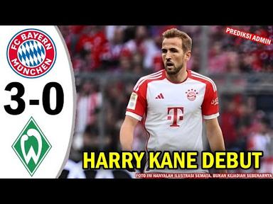Bayern Munich vs Werder Bremen 3-0 | Harry Kane Debut | All Goals Highilghts HD 2023 | Ilustrations