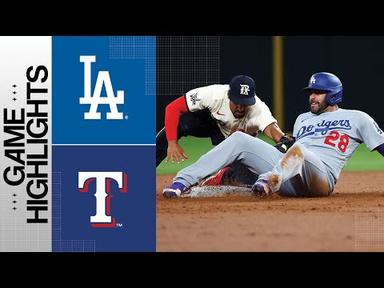 Dodgers vs. Rangers Game Highlights (7/21/23) | MLB Highlights