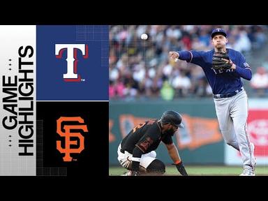 Rangers vs. Giants Game Highlights (8/12/23) | MLB Highlights