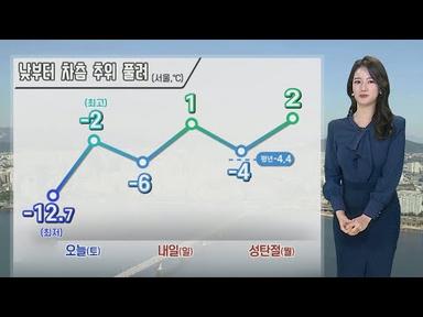 [날씨] 낮부터 차츰 추위 풀려…크리스마스이브 전국 눈 / 연합뉴스TV (YonhapnewsTV)