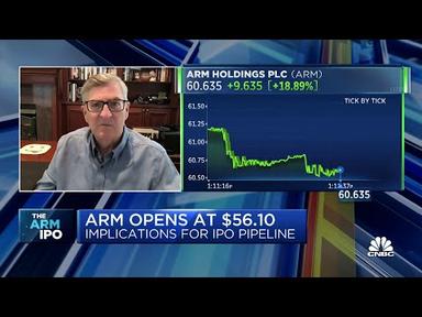ARM IPO is &#39;normal,&#39; and 10% to 15% is not a big pop, says Bullpen&#39;s Duncan Davidson