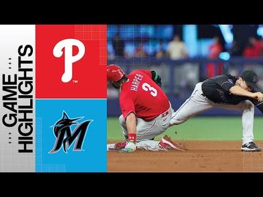 Phillies vs Marlins Game Highlights (8/3/23) | MLB Highlights