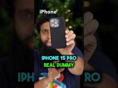 Real iPhone 15 Pro Dummy shows more details of #iphone15pro #iphone15 #shorts #iphone15leaks