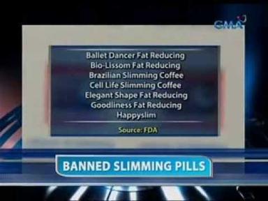 Saksi: FDA: 26 na slimming pills, bawal ipagbili at gamitin