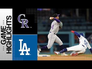 Rockies vs. Dodgers Game Highlights (8/10/23) | MLB Highlights