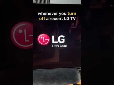 Don’t Show LG TV Logo upon Power Off
