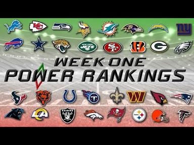 NFL Week 1 Power Rankings