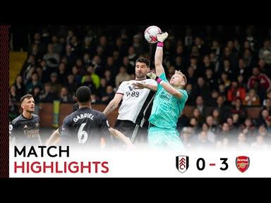 Fulham 0-3 Arsenal | Premier League Highlights | Fulham Fall To Arsenal In London Derby