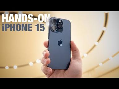 Hands-On With Apple&#39;s New iPhone 15 &amp; iPhone 15 Pro Models!