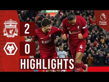 HIGHLIGHTS: Liverpool 2-0 Wolves | van Dijk &amp; Salah goals seal win over Wolves
