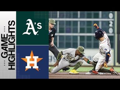 A&#39;s vs. Astros Game Highlights (5/20/23) | MLB Highlights
