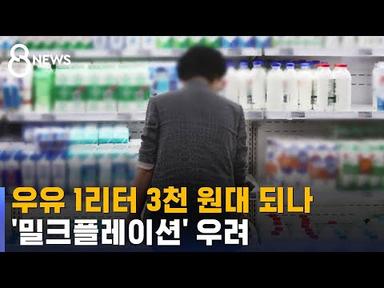 우유 1리터 3천 원대 되나…&#39;밀크플레이션&#39; 우려 / SBS 8뉴스