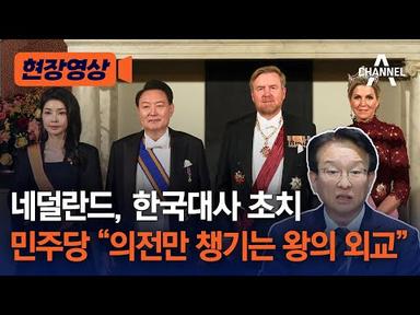 [현장영상] 네덜란드, 한국대사 초치 민주당 &quot;의전만 챙기는 왕의 외교&quot; / 채널A