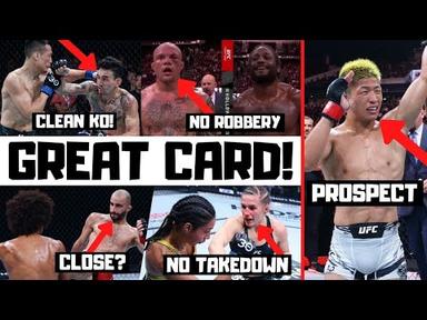 UFC Singapore Event Recap Holloway vs Korean Zombie Full Card Reaction &amp; Breakdown