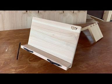 [목공 기초] 편백 독서대 만들기 / [Woodworking123] Making A Bookstand