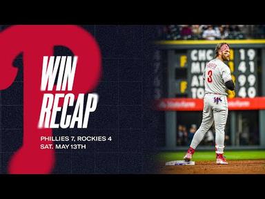 Phillies vs. Rockies Game Highlights (5/13/23) | MLB Highlights