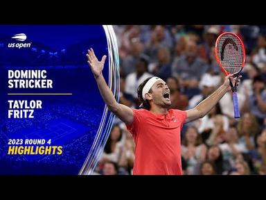 Dominic Stricker vs. Taylor Fritz Highlights | 2023 US Open Round 4