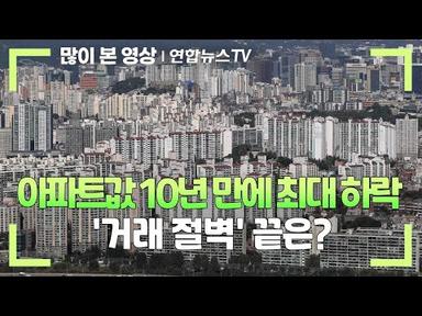 [뉴스초점] 아파트값 10년 만에 최대 하락…&#39;거래 절벽&#39; 끝은? / 연합뉴스TV (YonhapnewsTV)