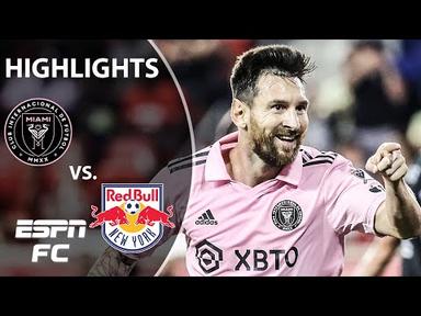 🚨 MESSI&#39;S MLS DEBUT 🚨 Inter Miami vs. New York Red Bulls | MLS Highlights | ESPN FC