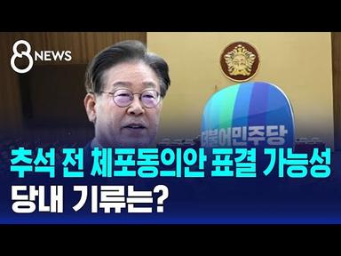 이재명 체포동의안, 추석 전 표결 가능성…당내 기류는? / SBS 8뉴스