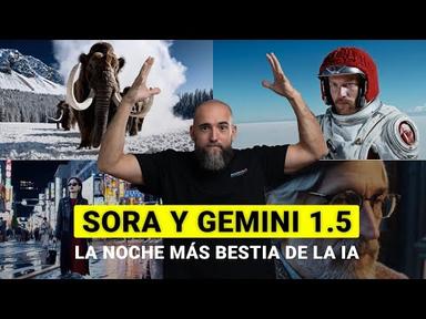 OPEN AI SORA // GOOGLE Gemini 1.5 !! ESTO SE NOS VA DE LAS MANOS!!
