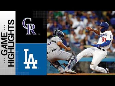 Rockies vs. Dodgers Game Highlights (8/11/23) | MLB Highlights