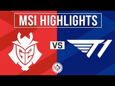 G2 vs T1 Highlights ALL GAMES | MSI 2024 Knockouts Round 1 | G2 Esports vs T1