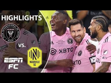 🚨 LIONEL MESSI &amp; INTER MIAMI WIN LEAGUES CUP 🚨 | Full Game Highlights
