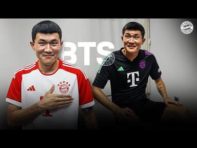 New signing Minjae Kim at medical check in Seoul | Behind the Scenes