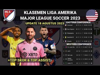 Klasemen Liga Amerika 2023 Hari Ini - Major League Soccer | MLS 2023 Standings