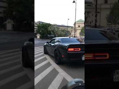 CRAZY LOUD Dodge Challenger SRT Hellcat — Sound in Warsaw