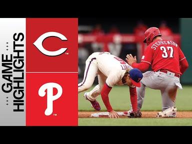 Reds vs. Phillies Game Highlights (4/8/23) | MLB Highlights