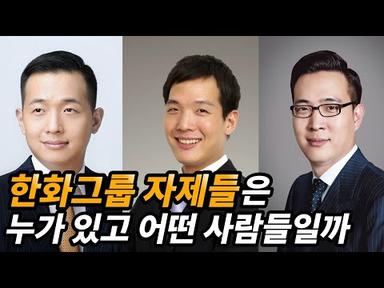 한화그룹 김승연 회장 자녀들 정리 (김동관 김동원 김동선)