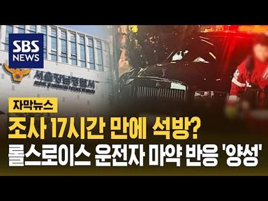 압구정 롤스로이스 운전자 석방 논란…유튜버 협박도 (자막뉴스) / SBS