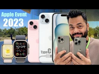iPhone 15 &amp; iPhone 15 Pro Hands On And First Look ⚡ A17 Pro, 5X Zoom, Type-C &amp; More