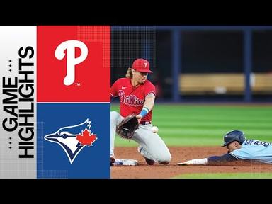 Phillies vs. Blue Jays Game Highlights (8/16/23) | MLB Highlights