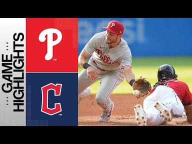 Phillies vs. Guardians Game Highlights (7/21/23) | MLB Highlights
