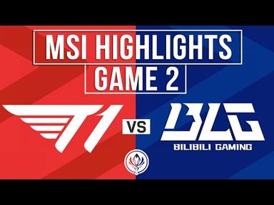 T1 vs BLG Highlights Game 2 | MSI 2024 Upper Bracket R2 | T1 vs Bilibili Gaming
