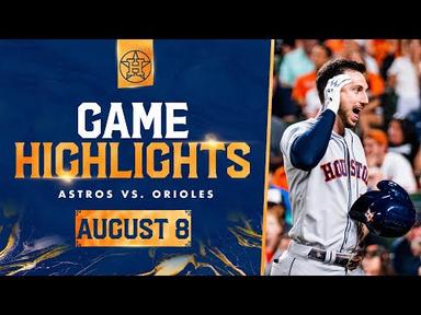 Astros vs. Orioles Game Highlights (8/8/23) | MLB Highlights