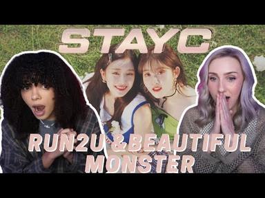COUPLE REACTS TO STAYC(스테이씨) | RUN2U &amp; BEAUTIFUL MONSTER