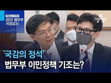 ‘국감의 정석’ 법무부 이민정책 기조는? | 뉴스특보