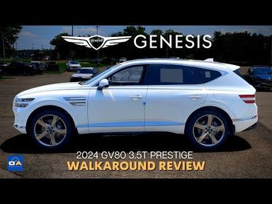 2024 Genesis GV80 | BEST Value Luxury Midsize SUV? | GV80 3.5T Prestige Exterior &amp; Interior Review