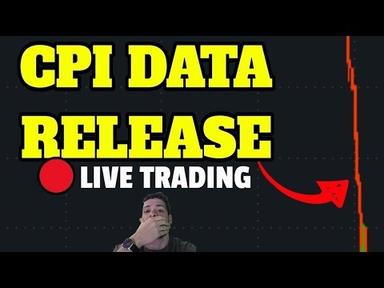 🔴CPI INFLATION DATA | WILL PRICES GO UP? | LIVE TRADING ES TSLA