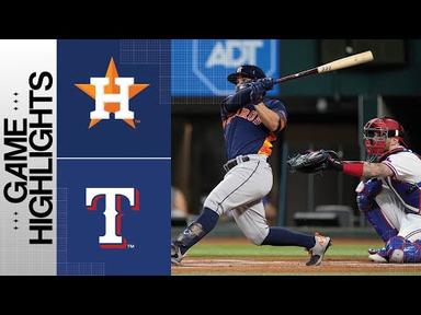 Astros vs. Rangers Game Highlights (9/5/23) | MLB Highlights