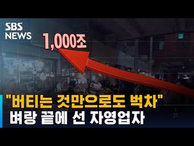 빚 1,019조에 절반은 다중채무…벼랑 끝에 선 자영업자 / SBS