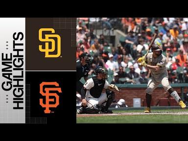 Padres vs. Giants Game Highlights (6/22/23) | MLB Highlights