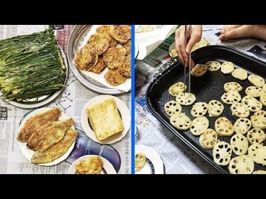 Making Jeon: Korean Pancakes ♦ How I Spent Chuseok with My Family in Korea
