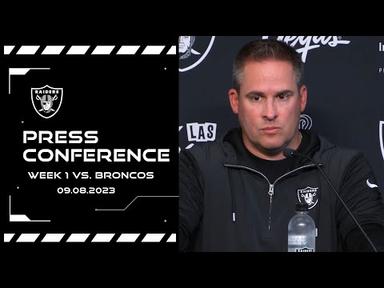 Coach McDaniels on the Team Playing Sunday: ‘Excited to See Them Play&#39; | Week 1 vs. Broncos | NFL