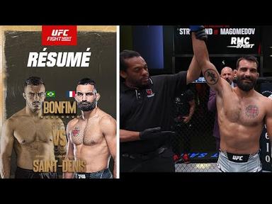 UFC Fight Night : la démonstration de Saint-Denis vainqueur par soumission de Bonfim